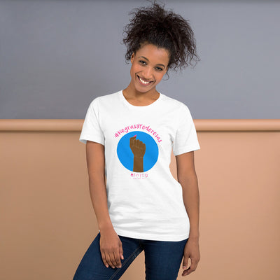 #NegrasYPoderosas Activismo Afro - white t-shirt